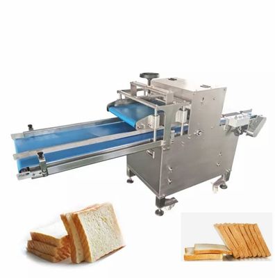 Buy Commercial Slice Bread Making Toast Bread Cutter Machine 1.2kw 304 Stainless Steel online manufacture