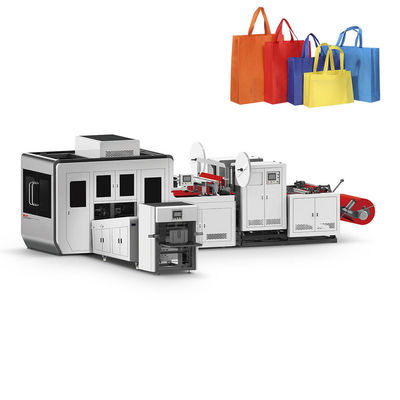Buy Automatic Polypropylene T-shirt Bag Cut Nonwoven Vest Bag Making Machine online manufacture