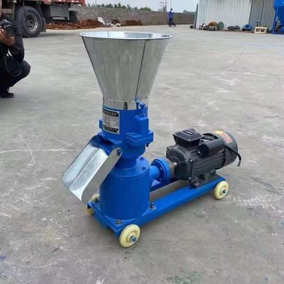Buy Biomass Straw Pellet Machine Flat Die Feed Pellet Machine 90-150kg/h online manufacture