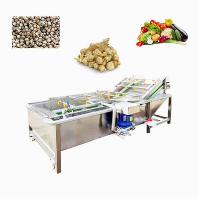 Buy Air Bubble Industrial Fruit And Vegetable Washing Machine 220/380v online manufacture