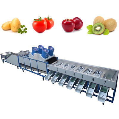 Buy Automatic Production Fruit And Vegetable Washer Machine Convenient Operation online manufacture