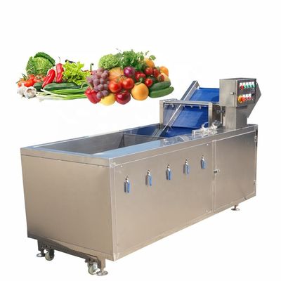 Buy Commercial Automatic Vegetable Washing Conveyor Machine Onion Drowning Bath For Food Core Motor Pump Engine For Fruits Water online manufacture
