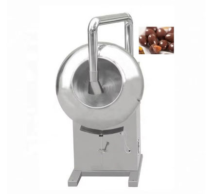 buy Industrial Sale Commercial Automatic Sugar Coated Gummy Bear Candy Coating Chocolate Small Peanut Burger Coating Machine online manufacture