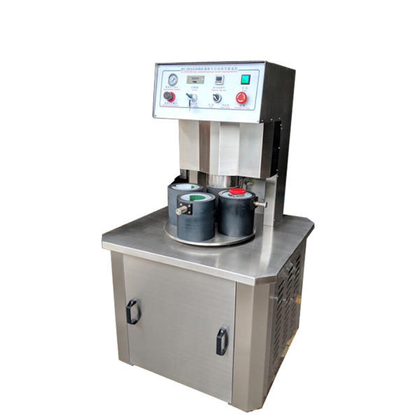 High efficiency semi-automatic vacuum capping rubbing machine