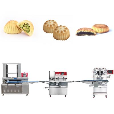 Automatic equipment making production line press mooncake maamoul moon cake machine