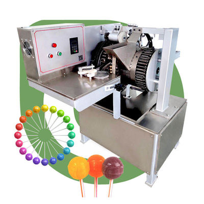 Round Flat Ball Small Stick Lollypop Die Form Production Line Hard Candy Lollipop Make Machine from Home