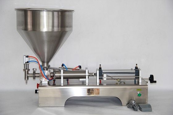 Semi Automatic Pneumatic Packaging Machine Filled With Honey Peanut Butter Ketchup Soy Sauce Jam Bottle