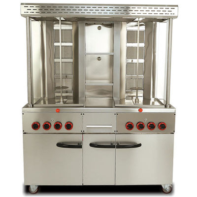Electric&Gas Vertical/Standing Type Shawarma Machine Adjustable for Chicken BBQ Grill