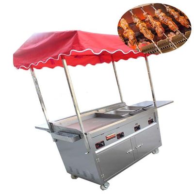 Street Food Kiosk Cart / Food Van / Hot Dog Cart For Sale Fast Food LPG Gas Heating Source