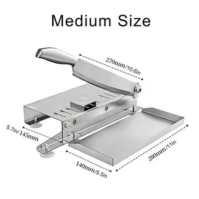 Stainless Steel Frozen Meat Knife Chopping Ribs Frozen Meat Cutter manual meat bone cutting machine