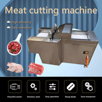 Pork Dicer Frozen Meat Chicken Butchering Equipment Automatic Meat Cutting Machine 220V