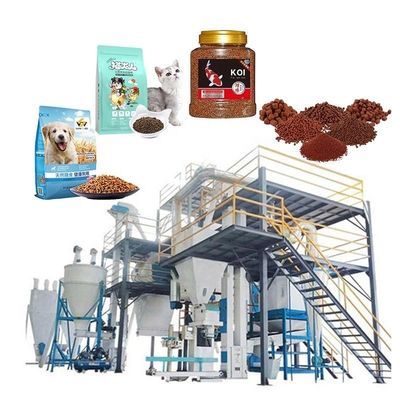 Pet Food Production Line Cat Fish Food Manufacturing Multi Functional Automatic Dog Food Making Machine