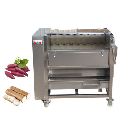 220V Voltage Brush Roller Fruit Vegetable Processing Machine For Fruit Weight Selecting