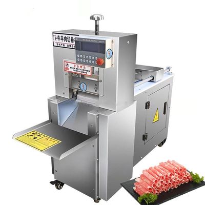 Slicing Machines For Frozen Beef And Mutton In Food Processing Factories Mutton Roll Cutting Machine