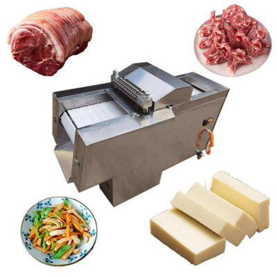 Frozen Meat Cutter Machine Cube Automatic Chicken Cutting Machine Goat Dicer Beef Meat Cutting Machine